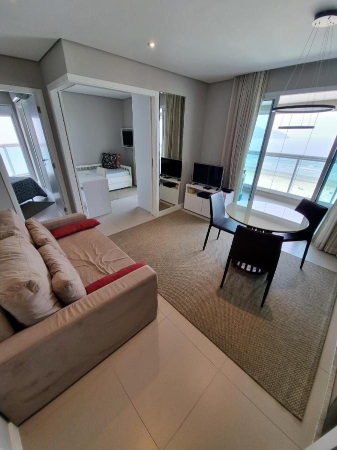 Apto Top Com Vista Pro Mar Em Condominio Completo Em Frente A Praia! サントス エクステリア 写真