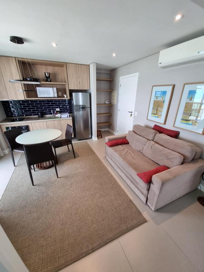 Apto Top Com Vista Pro Mar Em Condominio Completo Em Frente A Praia! サントス エクステリア 写真