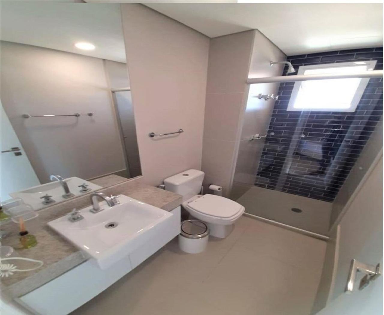 Apto Top Com Vista Pro Mar Em Condominio Completo Em Frente A Praia! サントス エクステリア 写真